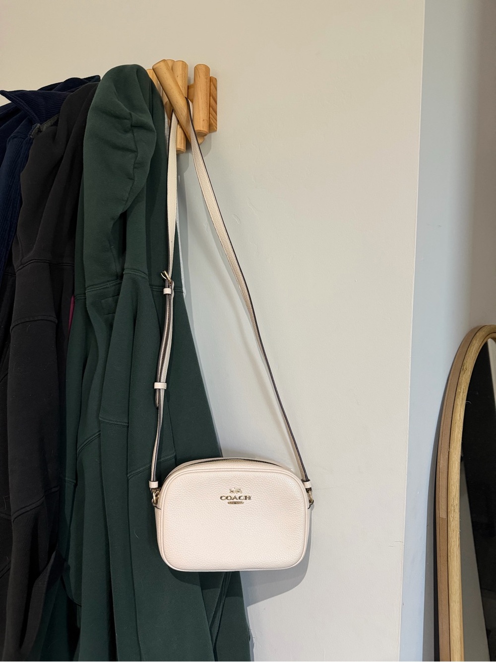 Coach mini Jamie camera bag - chalk